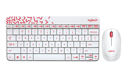 Set De Teclado Y Ratón Inalámbricos Logitech Mk240 Nano