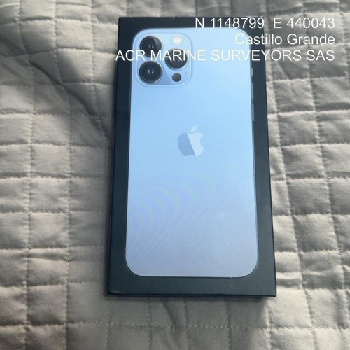 Combo Apple iPhone 13 Pro Max (128 Gb) - Azul Sierra