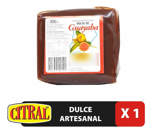 Dulce De Guayaba Guayaba Natural En Sachet 300g