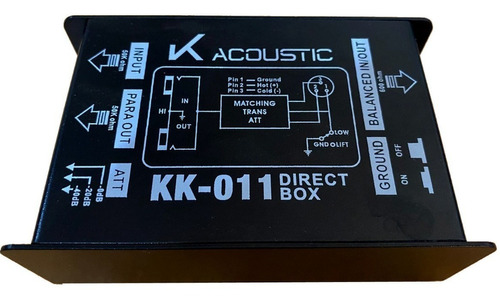 Caja Directa Single K-acoustic Kk-011 Garantia / Abregoaudio