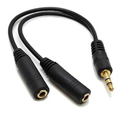 Cable Adaptador Trs Para 2 Microfonos Trs O 2 Audifonos
