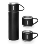 Set Termos Para Caliente Frio Termo Café Te + 3 Tazas 500 Ml