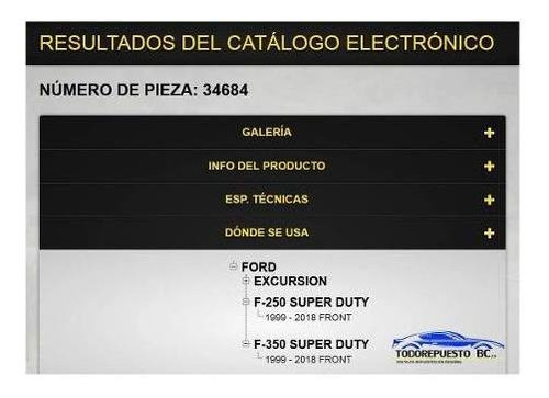 Amortiguador Delantero Ford F250 F350 Super Duty 4x2 Triton Foto 3