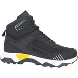 Bota Outdoor Hummer 3715 Negro Para Caballero A Msi