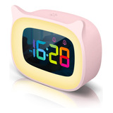 Nesifee Reloj Despertador Para Ninos Ok To Wake Para Ninas,