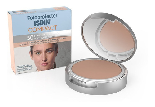 Isdin Fotoprotector 50+ Fps Libre Aceites Compacto 2 Tonos