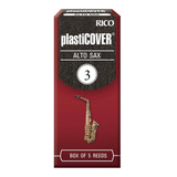 Caña Para Saxo Alto Daddario Rico Plasticover N°3 - Pack 5u.