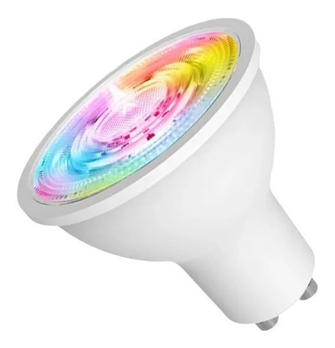 Lámpara Dicroica Led Wifi 5w Luz Rgb Fría Cálida Pack X2