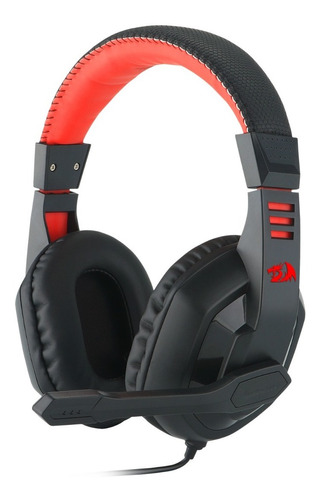 Fone Headset Gamer Redragon Ares Preto H120 Preto E Vermelho