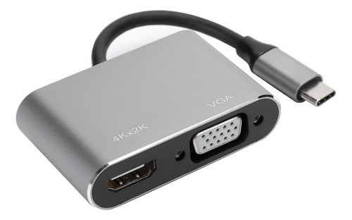 Adaptador Tipo C Hub A Vga Hdmi Dvi Displayport/3.1 Ethernet