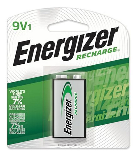 Baterías Recargables 9v Energizer, Pre-cargadas, 1 Unidad