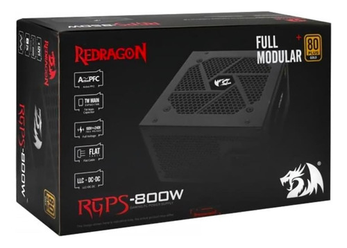 Fuente De Alimentación Redragon - 850w - Black 