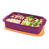 Eco Lunch  Rectangular  Con Divisiones  Tupperware 