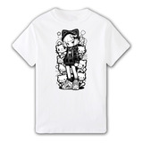 Remera Chica Gato Kawaii Cute - Aesthetic Talle Niño Adultos