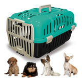 Caixa Transporte Para Cães Gatos Animais Até 6kg Joy N1 Fura