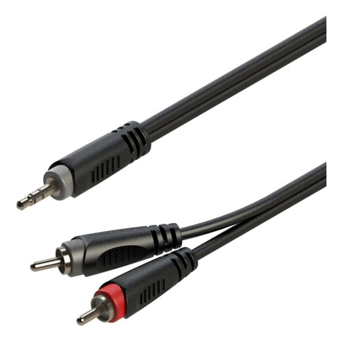 Cable De Audio Aux. 3.5mm A 2 Plug  Rca 3 Metros