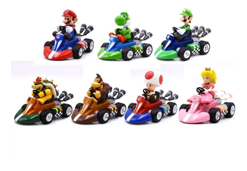 Muñeco De Super Mario Kard Figura Colecionable En Pvc  