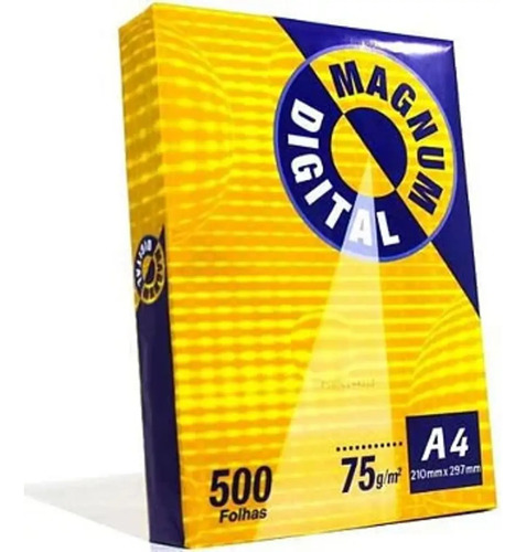 Resma De Papel A4 Magnum 75gr 500 Folhas