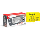 Nintendo Switch Lite Gris + Sandisk Microsdxc 256 Gb