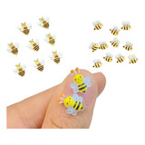 20 Mini Abejas Figura Adorno Deco Micropaisaje Terrario