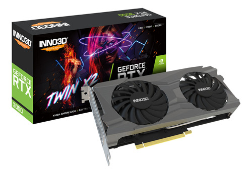 Placa De Vídeo Nvidia Inno3d  Twin X2 Geforce Rtx 3050 Ddr6