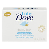 Jabón Tocador Dove Baby Humectación Enriquecida 90g 3 Pack* 
