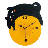 Reloj De Pared De Gato, Reloj Analógico, Lindos Números