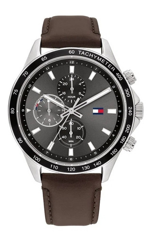 Reloj Tommy Hilfiger Th1792015 Hombre Cuero Multifuncion 