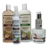 Combo Completo Aceite De Coco - Han