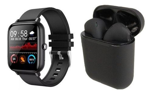 Reloj Smartwatch Whatsapp Larga Bateria Pro + Audifonos I12