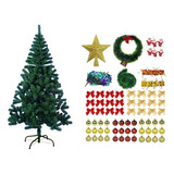 Árvore De Natal Pinheiro Verde Luxo 150cm - 320 Galhos Promo