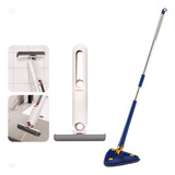 Kit Mop Esfregão Rodo Mágico Triangular +mini Mop Limpeza Nf