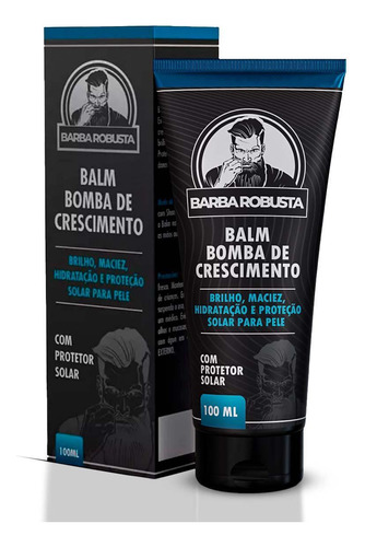 Balm Para Barba Hidratante Ferrari Black 100ml Barba Robusta