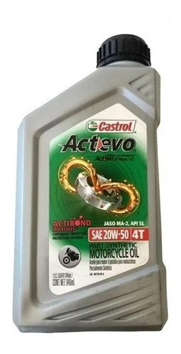 Aceite Moto Castrol Xtra 4 T Tiempos Semi Sintetico 20w 50