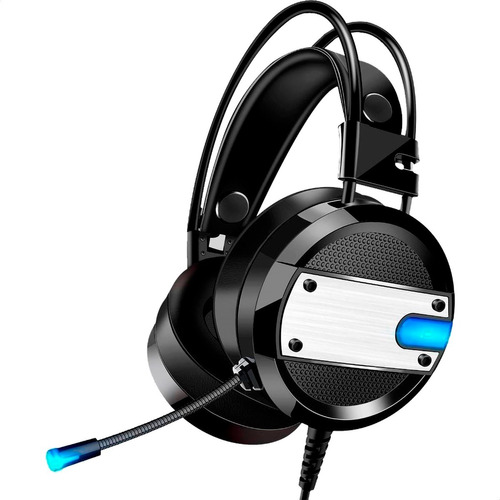 Headset Gamer Iluminado Pc Celular Tablet Notebook Com Mic