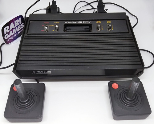Console Atari 2600 Polyvox Completo, 2 Controles - Av Instalado ( Levando Jogos Junto Tem Desconto, Leia )