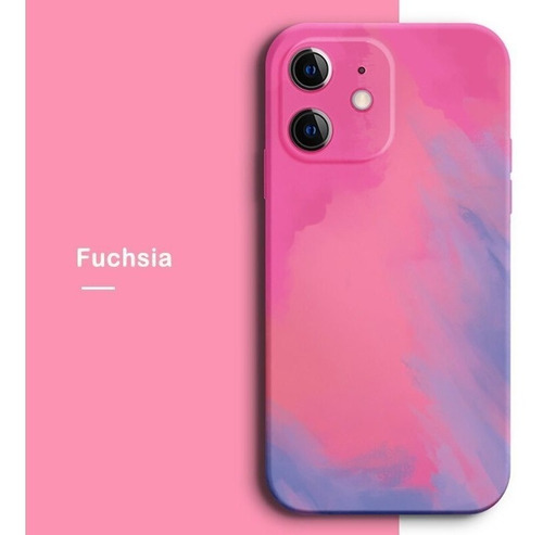 Funda Para Teléfono De Acuarela De Silicona Original Oficial