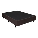 Cama Box Casal Estrutura Em Madeira Maciça 138x188x38cm Wt