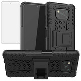 Funda Para Xiaomi Poco X3/ Pocox3 Nfc + Vidrio Black 