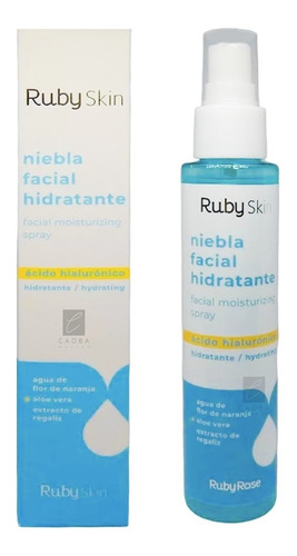 Ruby Rose Skin Niebla Bruma Facial Hidratante Ac Hialuronico