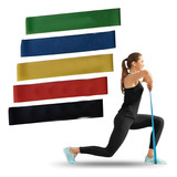 Kit 5 Faixas Exercícios Pernas Pés Pilates Yoga Fisioterapia