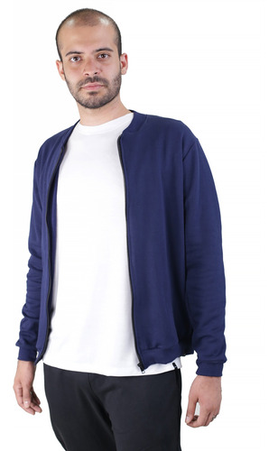 Jaqueta Bomber Masculina Swag Ziper Moleton