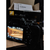 Cámara Nikon D3500 Todo Incluido, Prácticamente Nueva