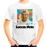 Camiseta Camisa Infantil Blusa Felipe Lucas Neto Youtuber 