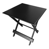 Mesa Dobrável Cor Preto