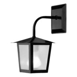 Luminária Arandela Colonial Externa Quadrada Preta Cor Preto 110v/220v (bivolt)