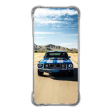 Capa Capinha Personalizada Celular Case Mustang Azul Masc19