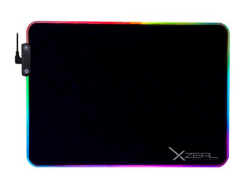 Mouse Pad Gamer Rgb Usb Xzeal Anti Derrapantespeed Color Negro