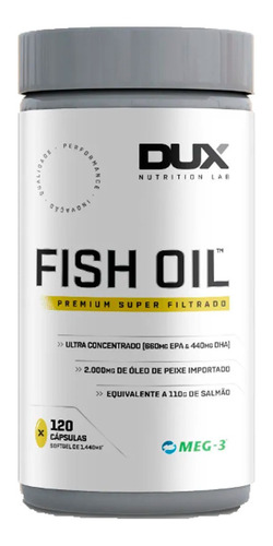 Omega 3 (120 Caps) - Dux Nutrition - Premium Super Filtrado
