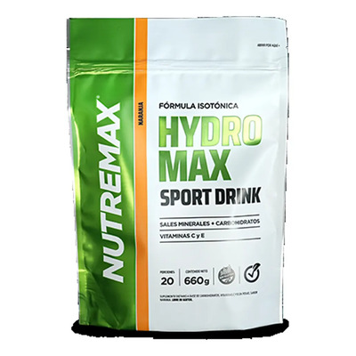 Hydromax 660grs Carbohidra Potasio Electrolitos Nutremax Naranja | MercadoLibre